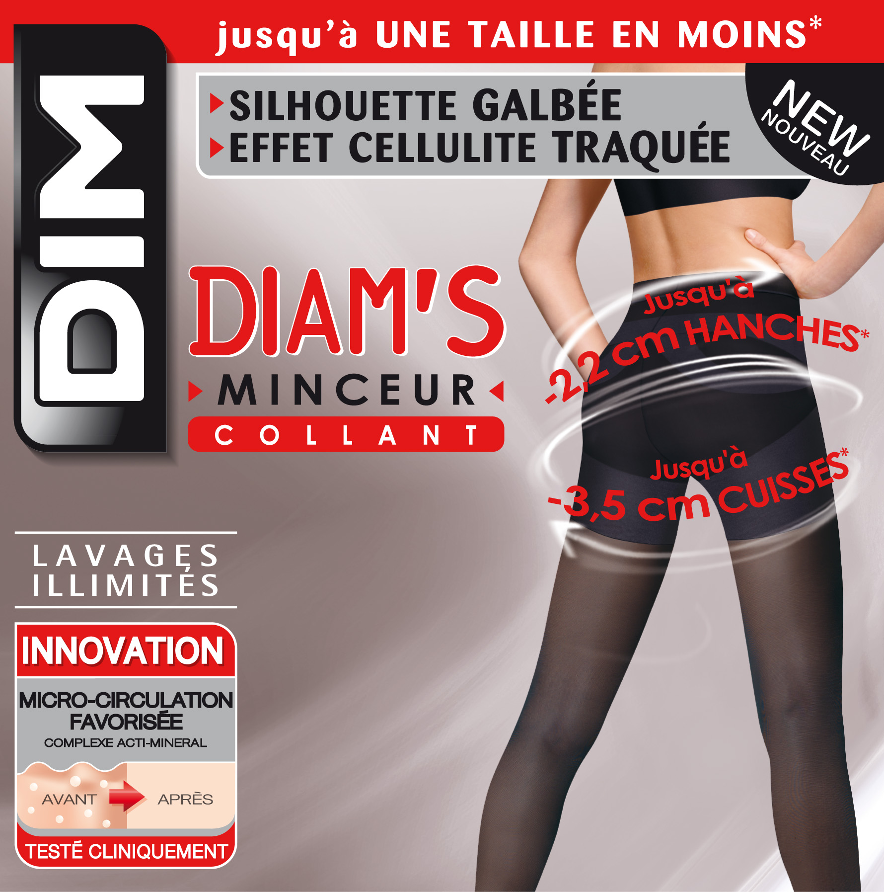 DIM Paire de Diam s collant minceur pas cher Auchan