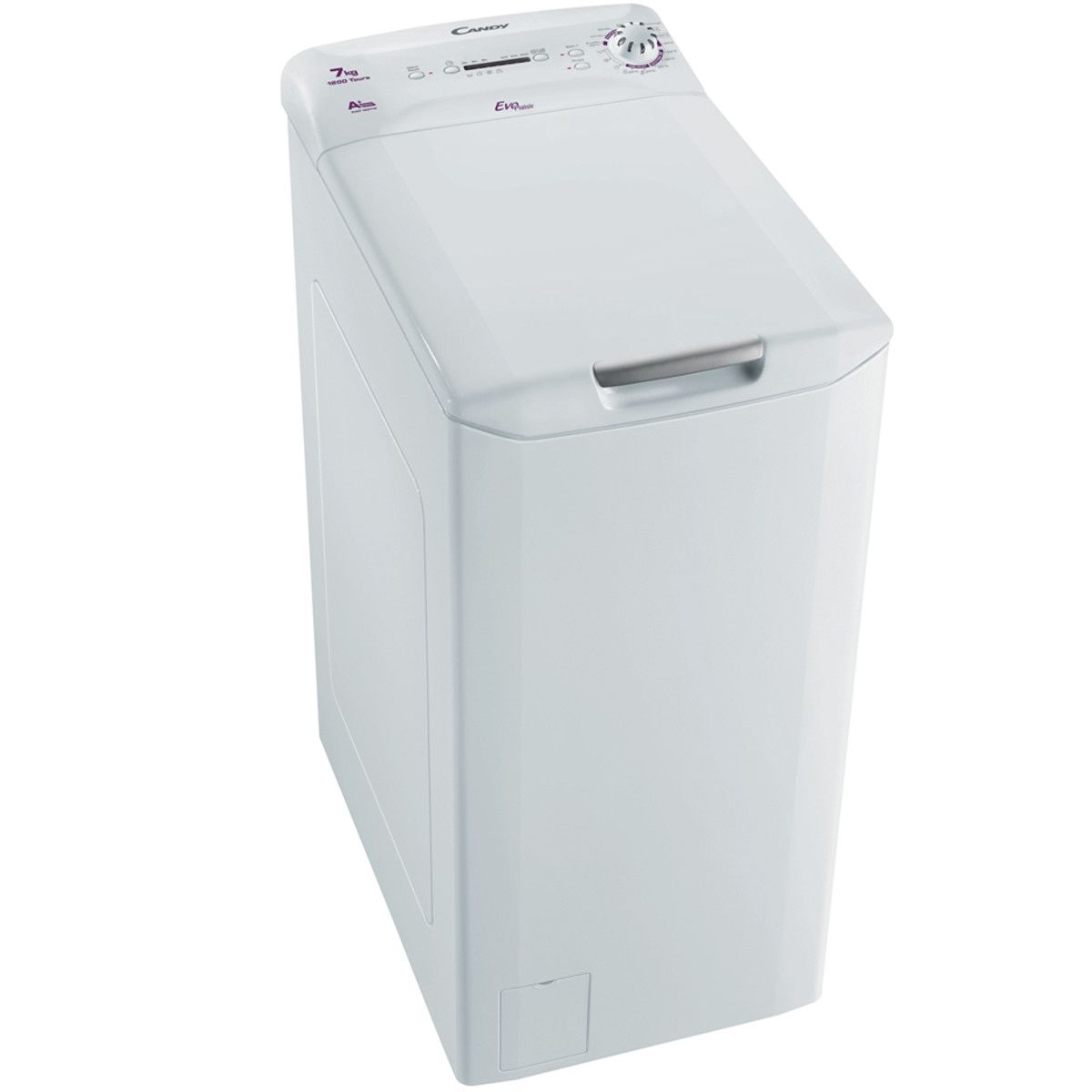 CANDY Lave-linge top EVOT 12071D, 7 Kg, 1200 T/min pas cher 