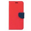amahousse housse rouge pour apple iphone xs max folio languette aimantée