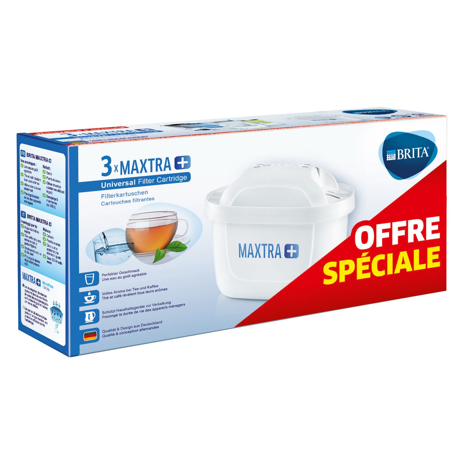 BRITA FRANCE Carafe Flow + 1 cartouche MAXTRA PRO