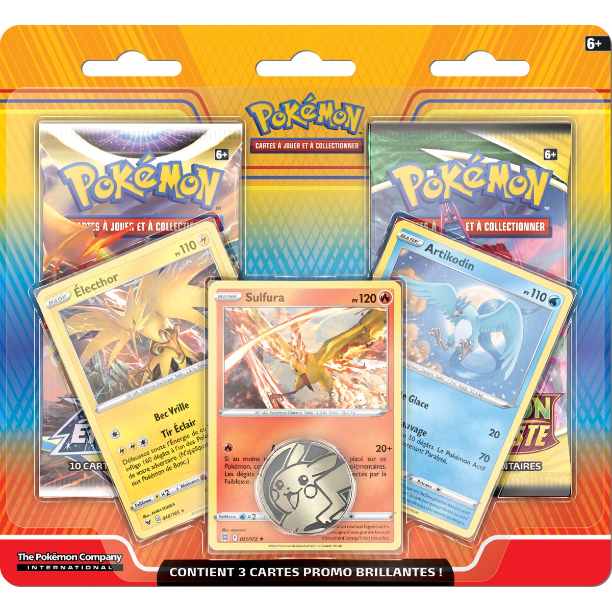 POKEMON Pack 2 Boosters Cartes Pokémon pas cher 