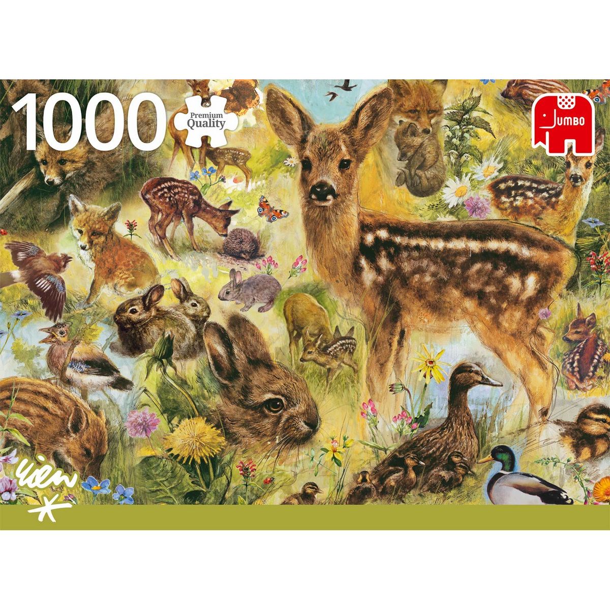 Jumbo Puzzle 1000 pièces : Young Wildlife