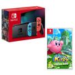 NINTENDO Console Nintendo Switch 1.2 Neon Rouge et Bleu + Kirby et le Monde Oublié Nintendo Switch
