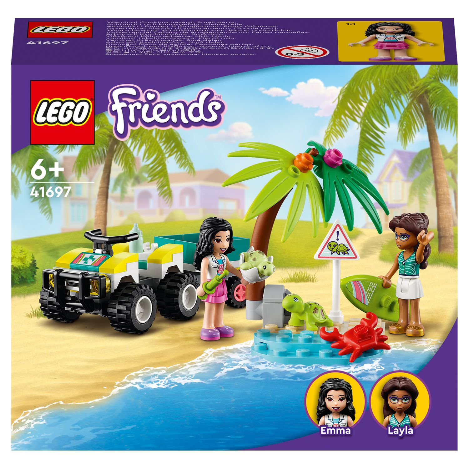 LEGO LEGO Friends 41758 Le Calendrier de l'Avent 2023, avec 24 Cadeaux dont  8 Figurines d'Animaux, 2 Mini-Poupées, Cadeau Noël pas cher 