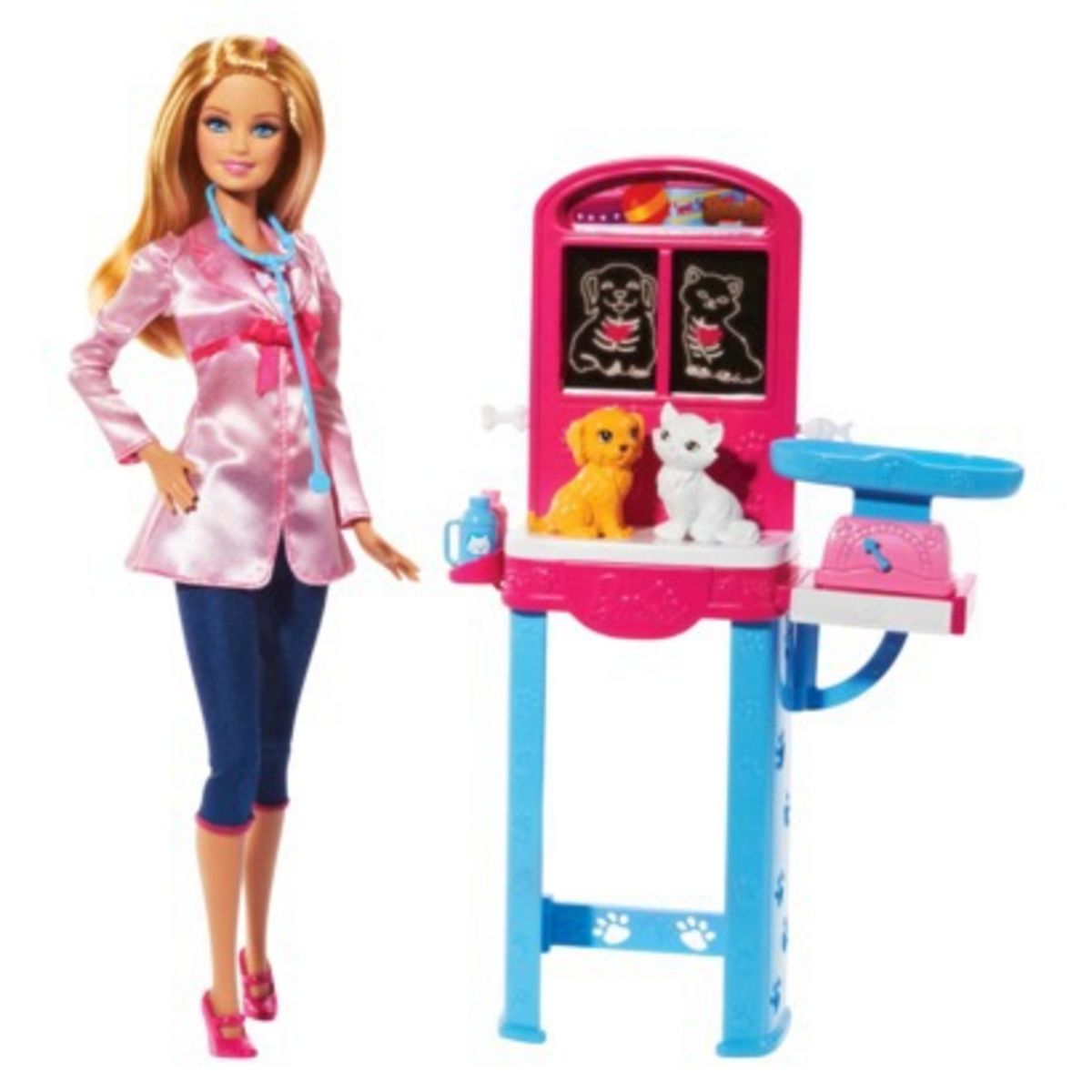 Coffret Barbie Vétérinaire À La Ferme - poupee