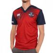 canterbury maillot rugby rouge homme canterbury mana pro athletic