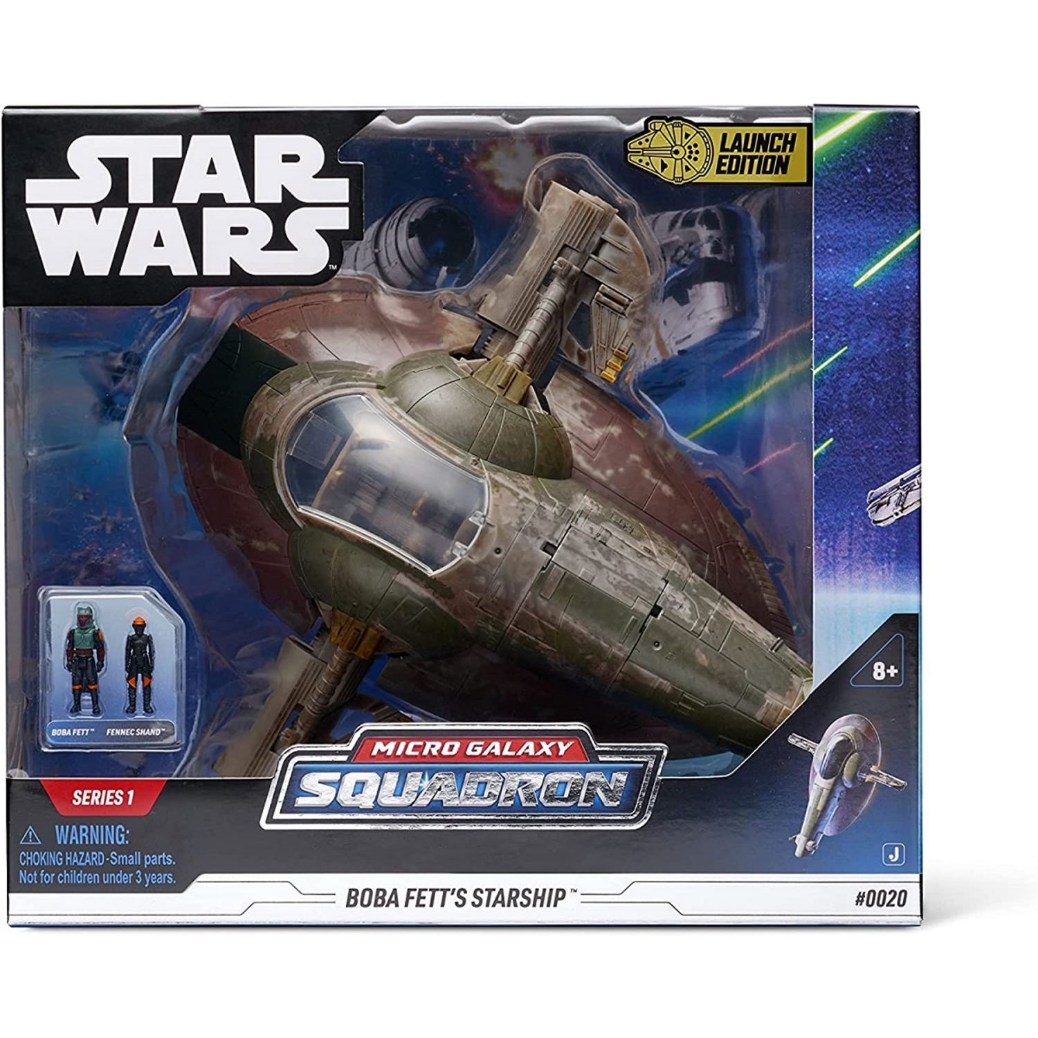 JAZWARES Escadron Micro Galaxy Faucon Millenium d'assaut Star Wars pas cher  