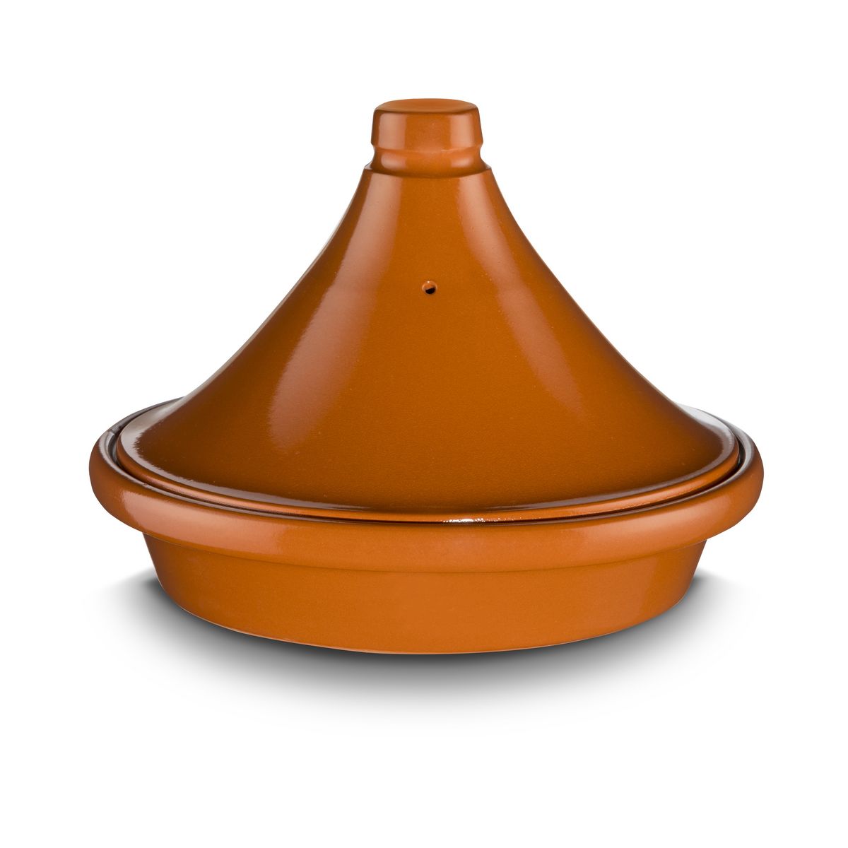 TAJINE TERRE CUITE D.27X6.5CM