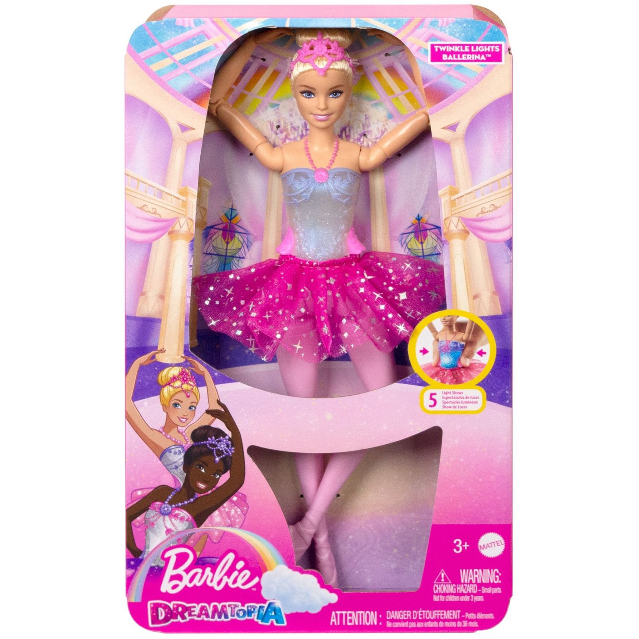 Barbie tresse shop magique auchan