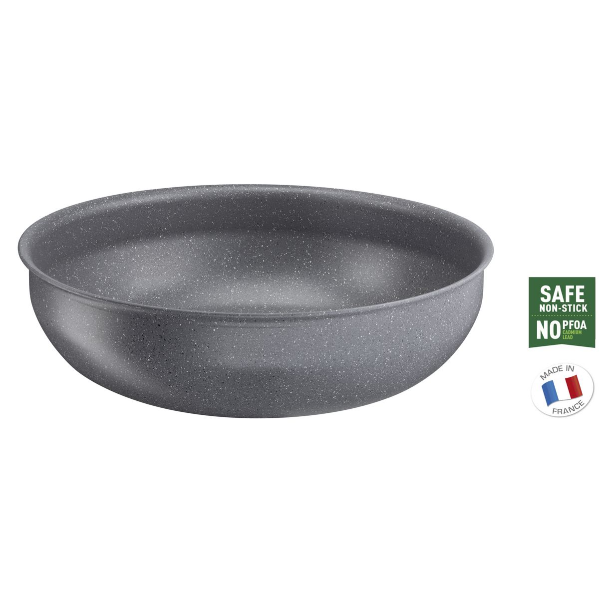 Ingenio expertise noir wok 28cm + 1 poignée amovible induction, Expertise