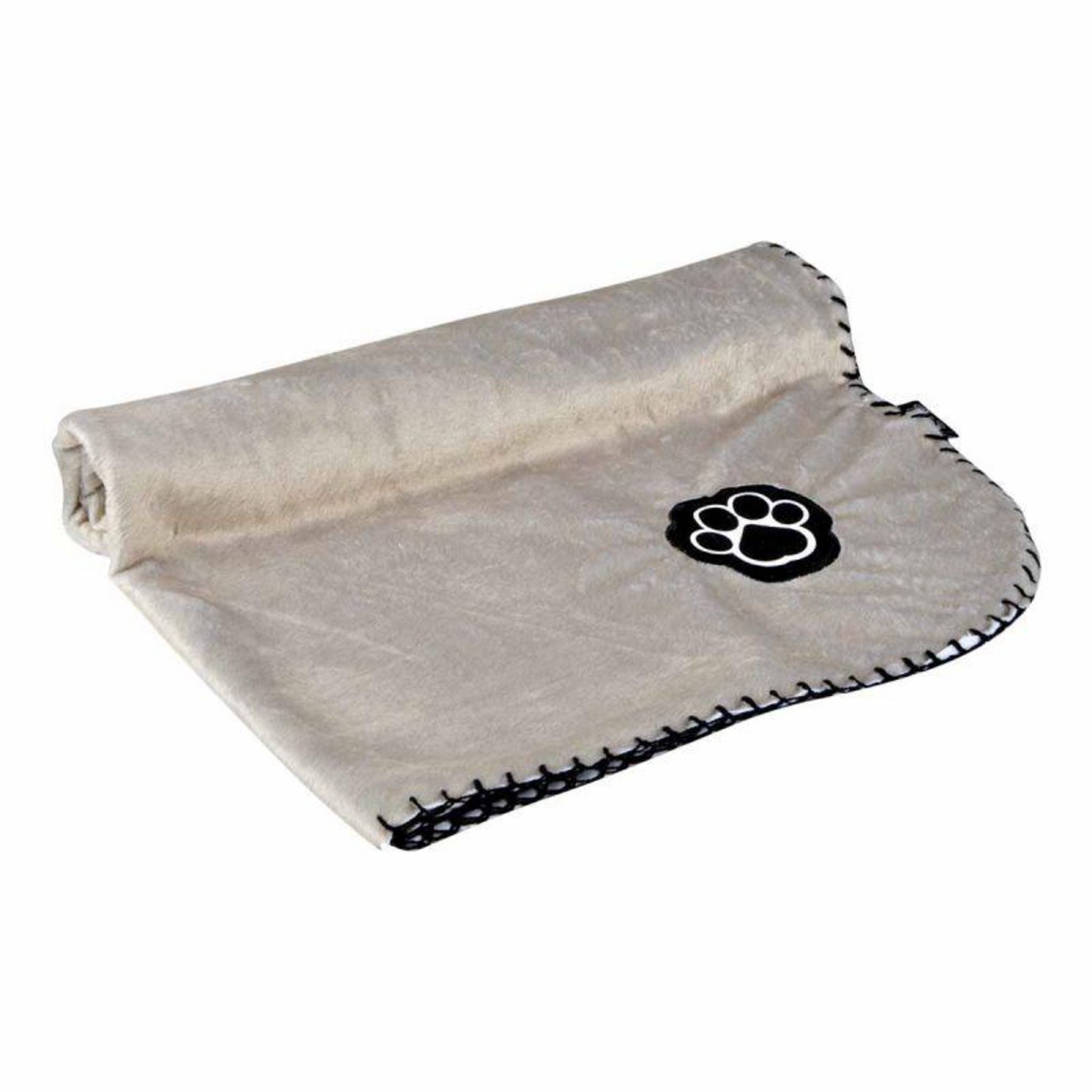 Paris Prix Plaid Polaire pour Chien Patchy 100cm Noisette pas cher