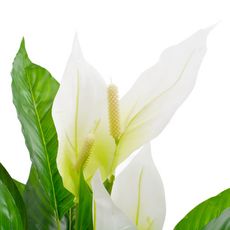 Plante artificielle Anthurium avec pot Blanc 90 cm