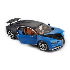 Bugatti chiron bleu 1/18e