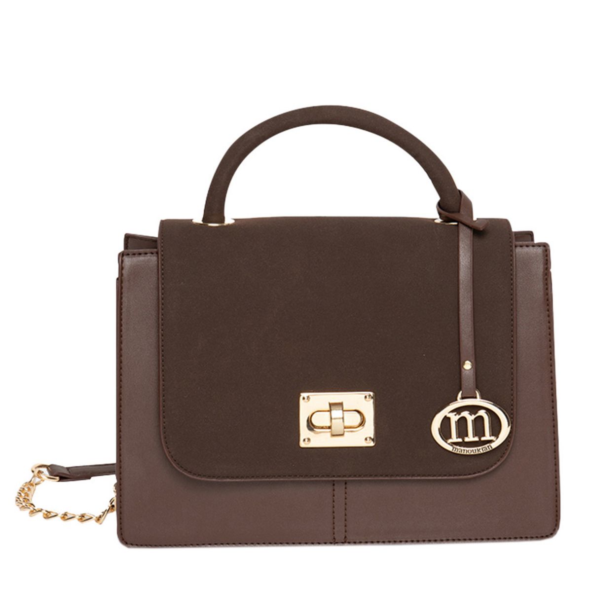 Sac main Marron Femme Manoukian Lara