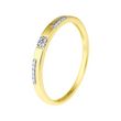 DIADEMA Demi-Alliance en Or - Diamant Qualité HSI. Coloris disponibles : Jaune