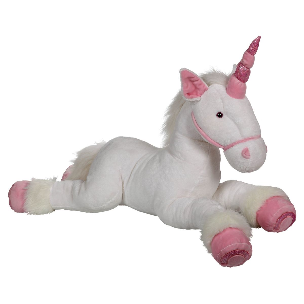 GIPSY Peluche Licorne 80 cm Rose pas cher Auchan