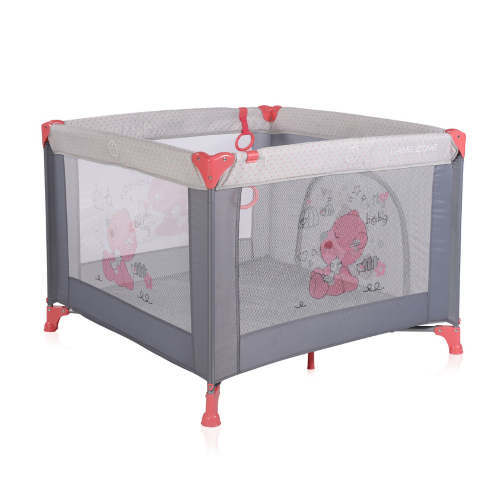 Parc Bebe Pliant Parc Pliable Pour Bebe Game Zone Gris Fonce Pas Cher A Prix Auchan