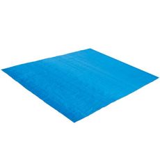 Tapis de sol bleu pour piscine Summer Waves 3,30 x 3,30 m pour piscine Ø 3,05 m
