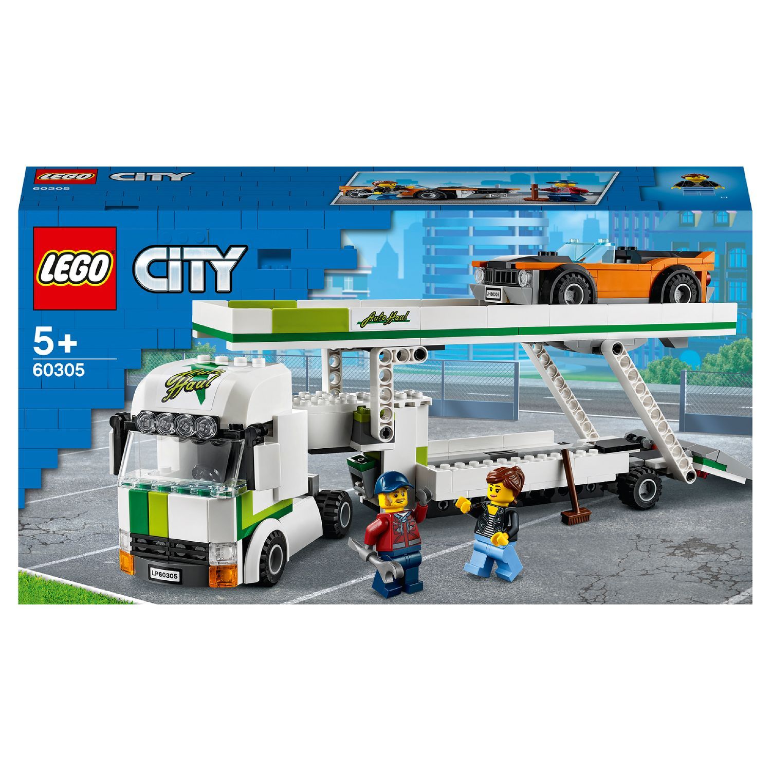 LEGO® City 60406 La voiture de course et le camion de transport de voitures