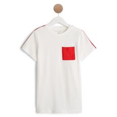IN EXTENSO T-shirt manches courtes garçon (blanc)