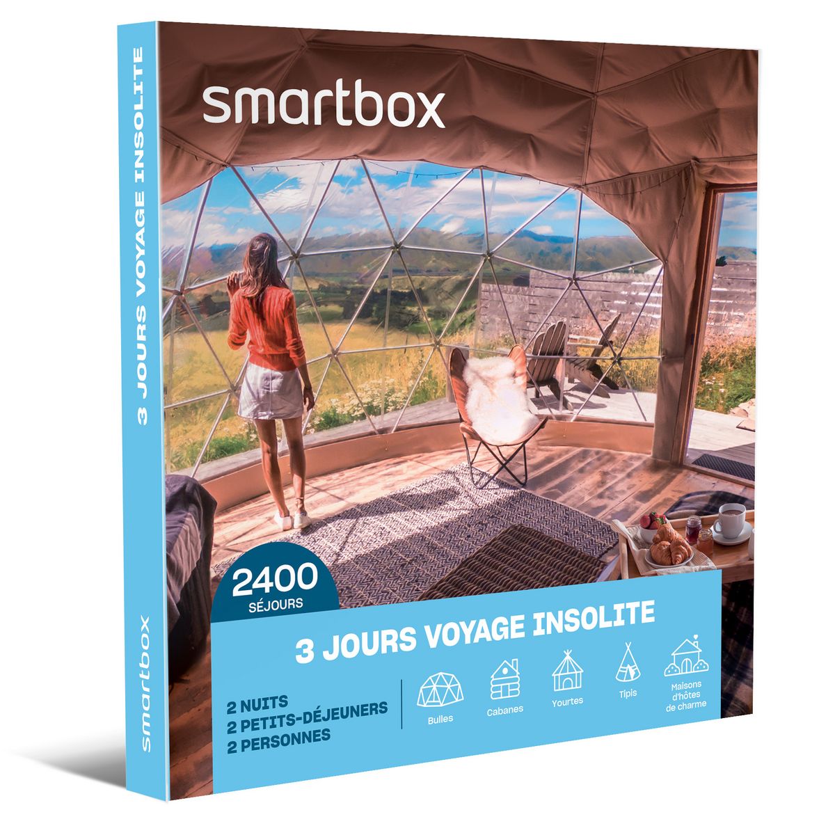 Smartbox 3 Jours Voyage Insolite Cabanes Dans Les Arbres Smartbox 3 jourssvoyage insolite - Coffret Cadeau Séjour pas cher à prix  Auchan