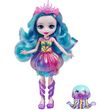 MATTEL Mini-poupée Enchantimals - Jelanie Méduse et Stingley
