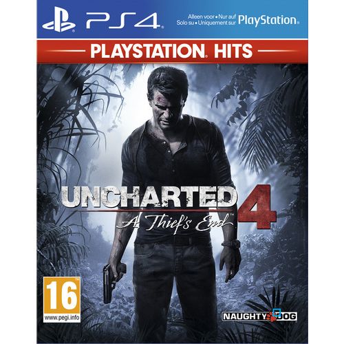 Uncharted 4 : A thief's end Playstation hits PS4