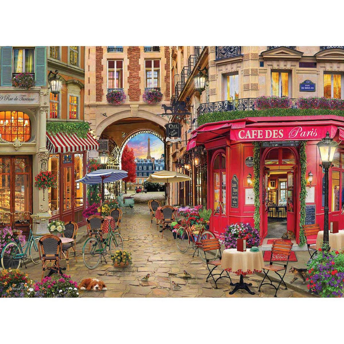 PERRE / ANATOLIAN Puzzle 1000 pièces : Café des Paris