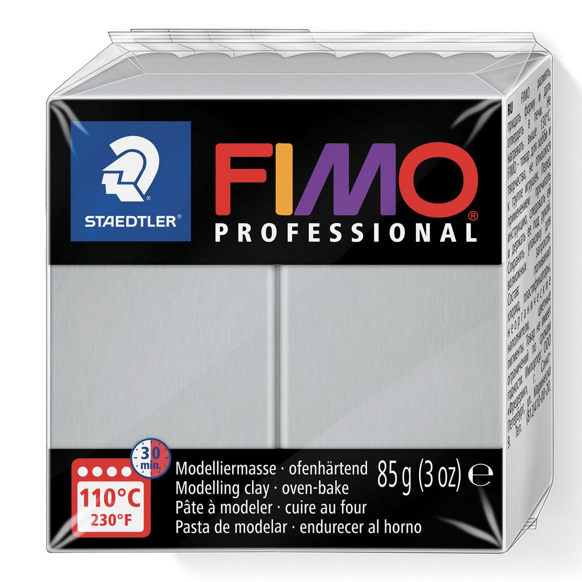 Fimo Pâte Fimo 85 g Professional Gris 8004.80