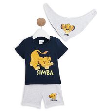 LE ROI LION Ensemble t-shirt + bermuda simba bébé garçon