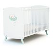 AT4 Lit bébé 60x120 cm WINNIE NUAGE DISNEY Blanc