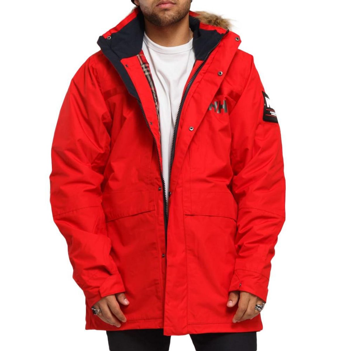 Parka Rouge Homme Helly Hansen Coastal pas cher - Auchan.fr