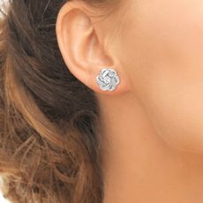 Boucles d'oreilles ornées de Cristaux scintillants par SC Crystal