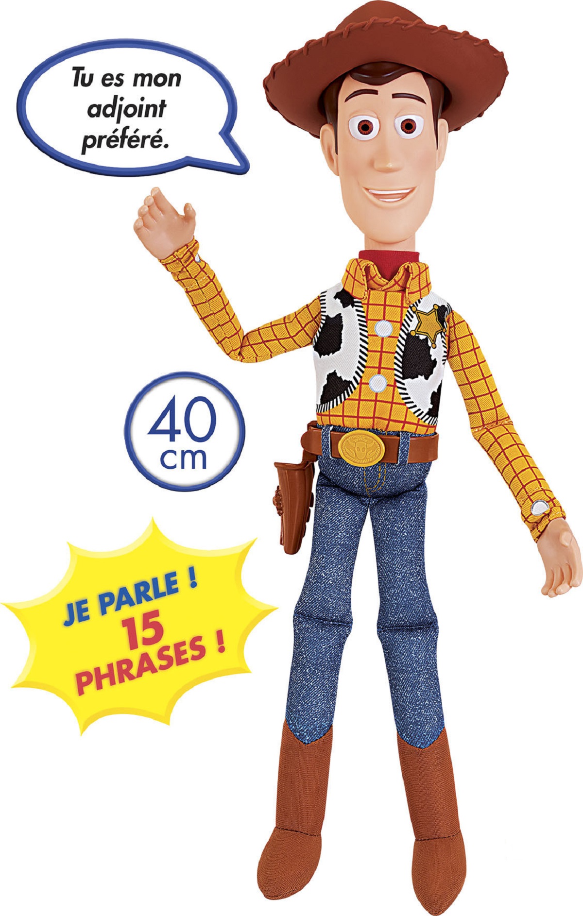 Figurine woody cheap parlante français