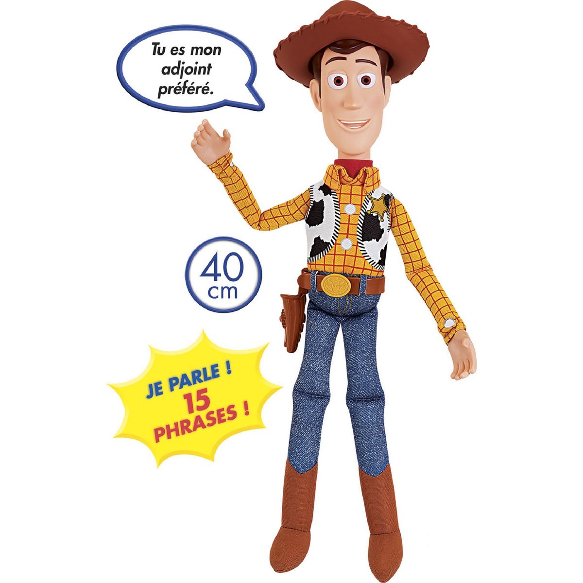 LANSAY Woody parlant Toy story pas cher Auchan