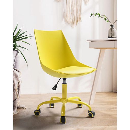 URBAN MEUBLE Chaise de bureau scandinave vert pivotant réglable hauteur  d'assise 46-55cm pas cher 