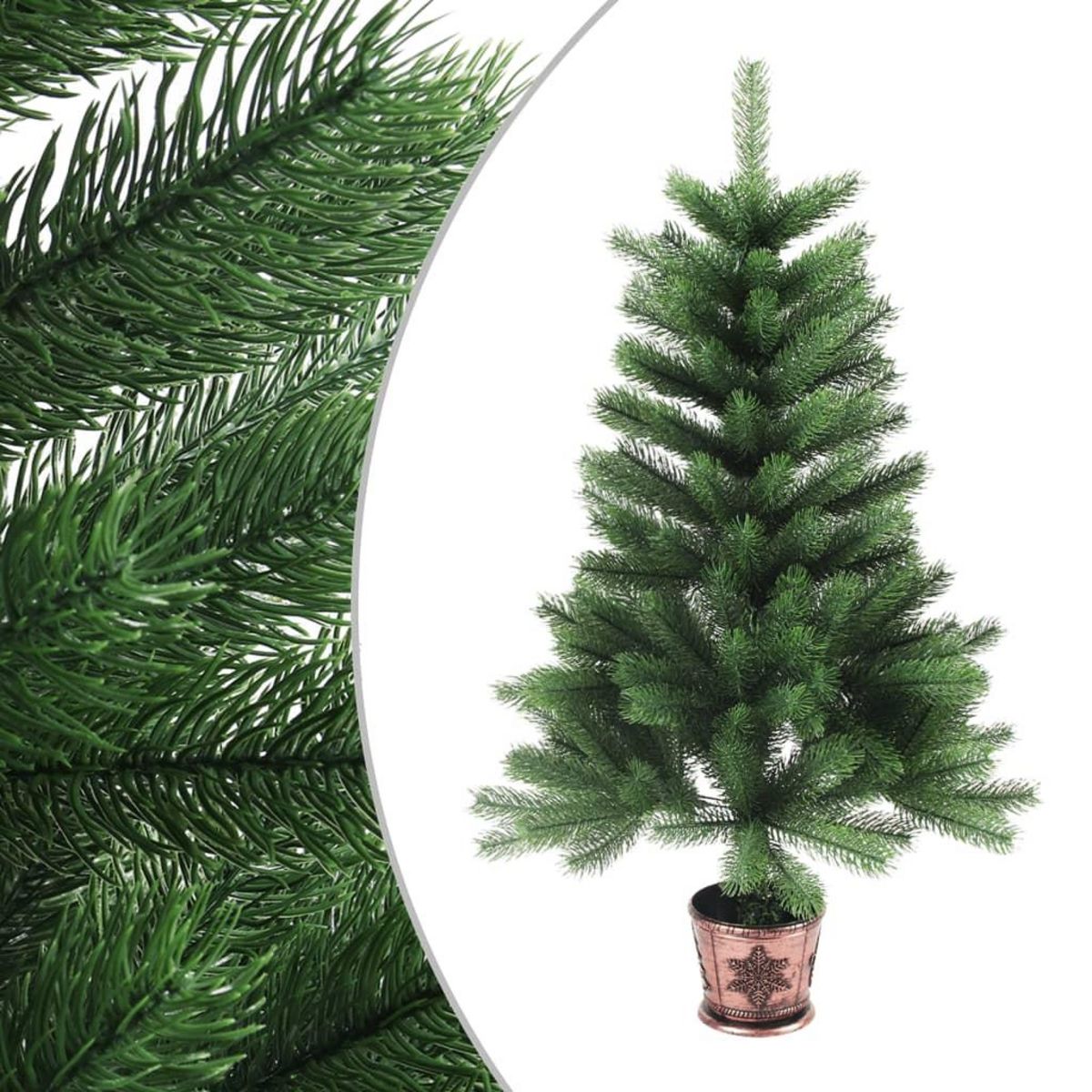 VIDAXL Arbre de Noël artificiel Aiguilles realistes 65 cm Vert