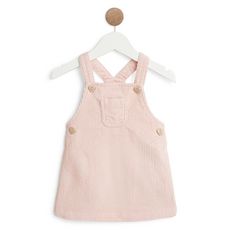 IN EXTENSO Robe velours bébé fille (Rose clair )