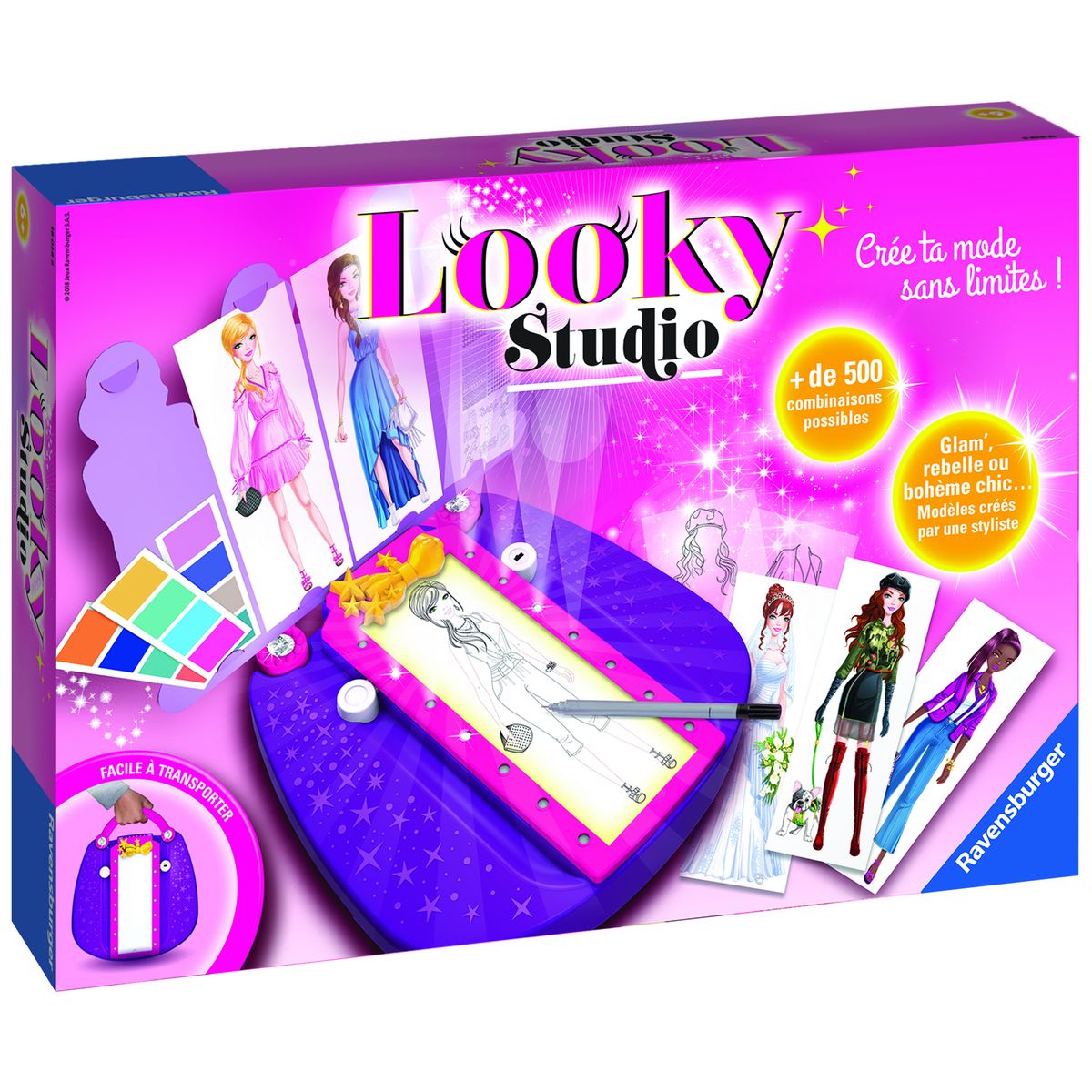 Jeux De Mode Et De Styliste RAVENSBURGER Studio de styliste Looky studio pas cher - Auchan.fr