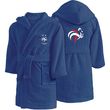 FFF Peignoir enfant en coton CHAMPIONS DU MONDE. Coloris disponibles : Bleu