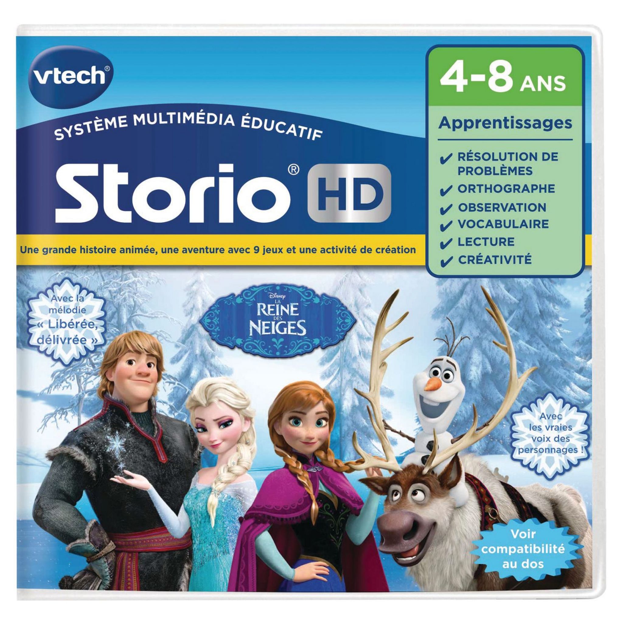 VTECH Jeu HD Storio - La Reine des Neiges - Disney pas cher 