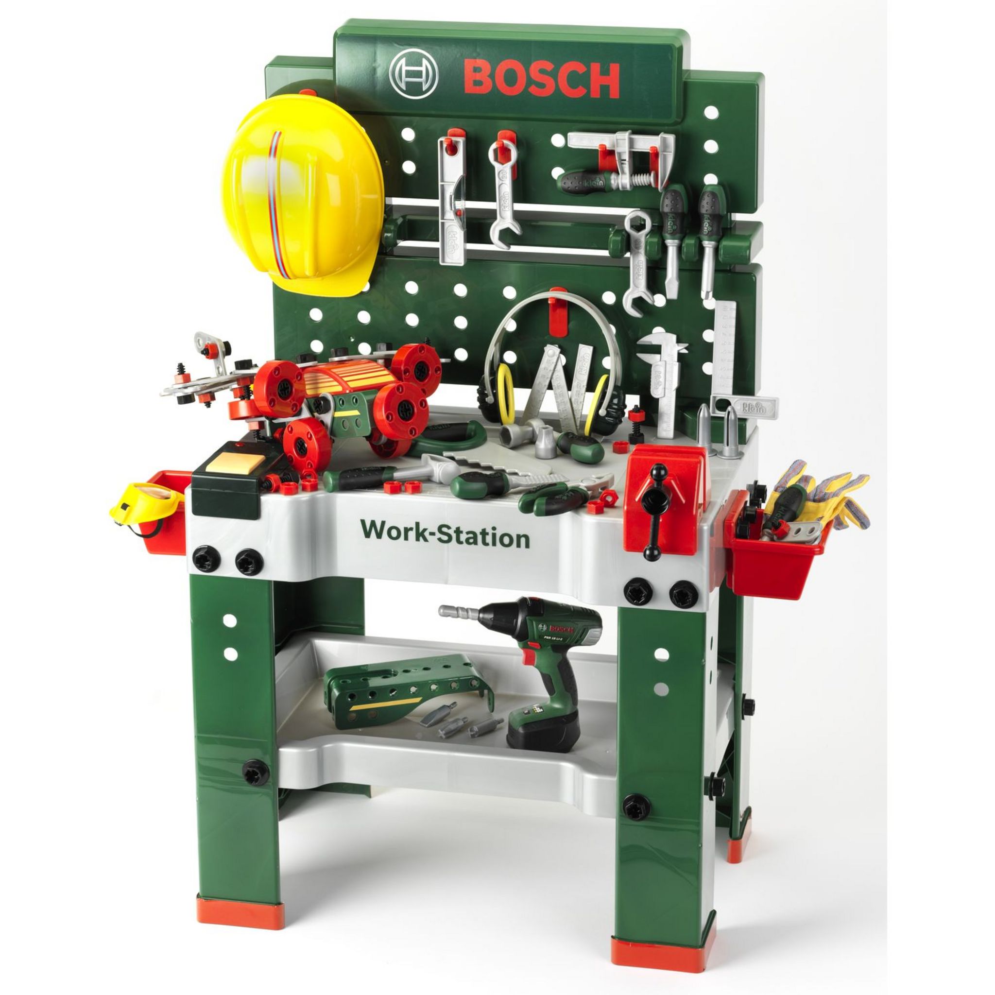 KLEIN - Jouet Etabli Bosch Work-Shop avec 79 accessoires - La Poste