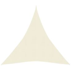 Voile d'ombrage 160 g/m² Creme 5x7x7 m PEHD