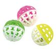 Lot de 3 Balles pour Chat  Grelot  4cm Multicolore
