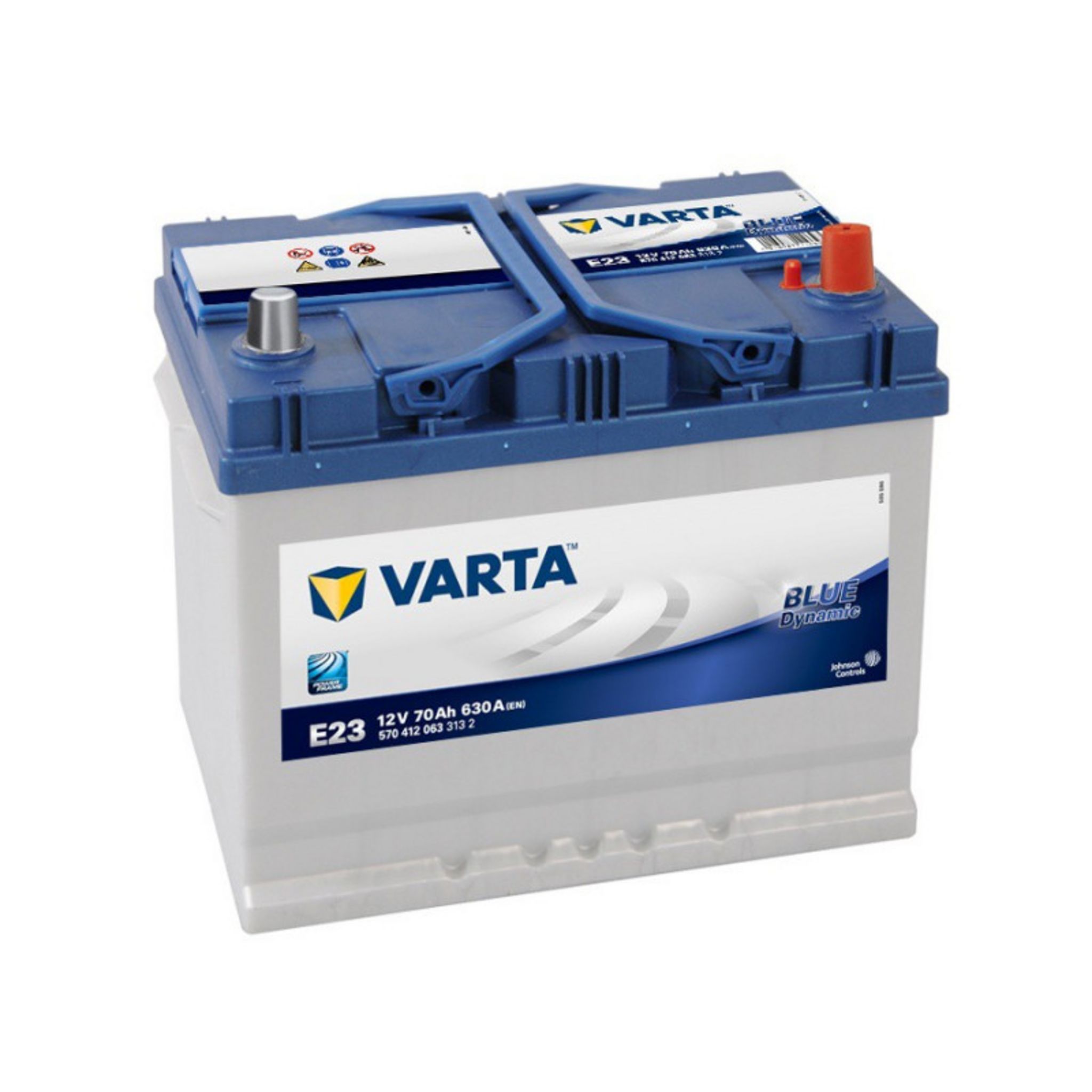 Varta Batterie Varta Blue Dynamic E23 12v 70ah 630A 570 412 063 pas cher 