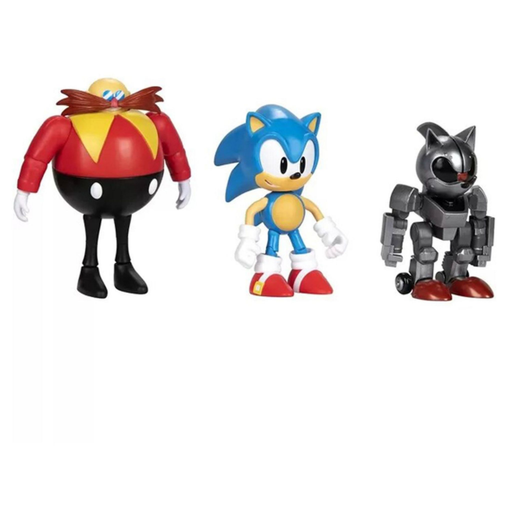 JAKKS PACIFIC Coffret 3 figurines 10cm Sonic The Hedgehog Classic pas cher  