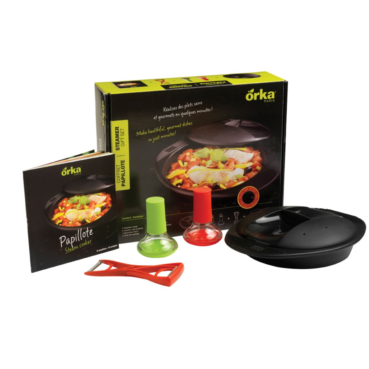 ORKA papillote cocotte en silicone cuisson saine four et micro