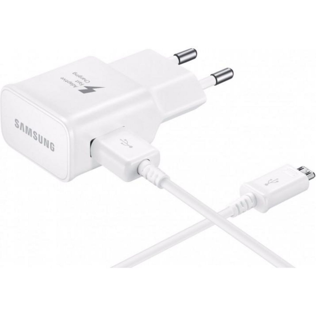 Chargeur pour téléphone mobile Samsung CABLE MICRO USB VERS USB BLANC -  CABLE ECB-DU4EWE