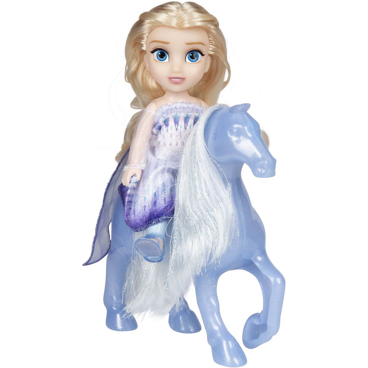 La reine des neiges - poupee elsa 30 cm et son cheval nokk 23 cm