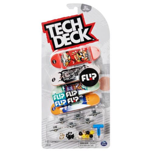 Finger Skate - Tech Deck - Paquet de 4 patins à doigts Flip